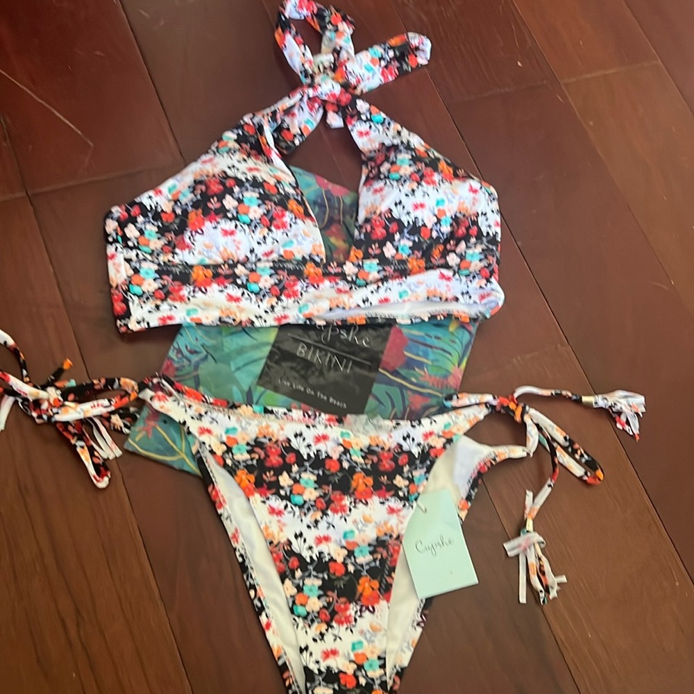 Cupshe floral bikini